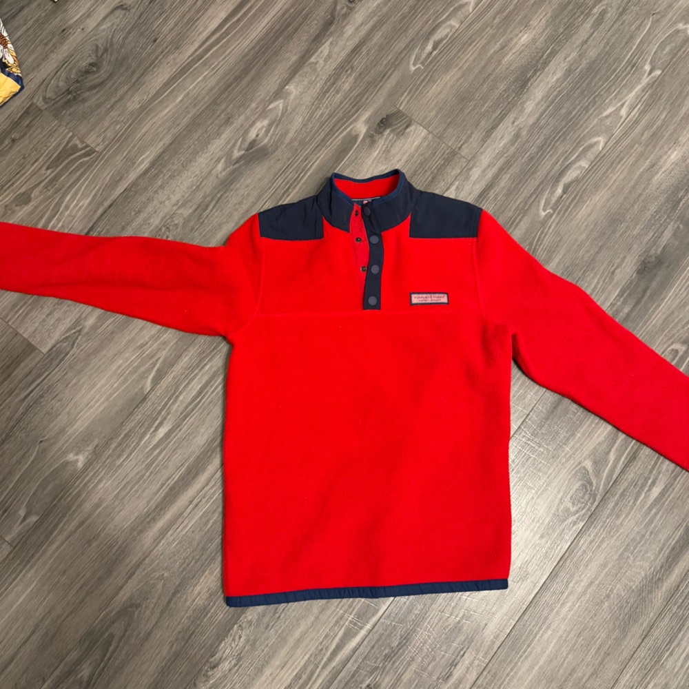 Boys Vineyard Vines Quarter Button Fleece